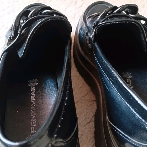 Vintage platform shoes like new, black, size 37