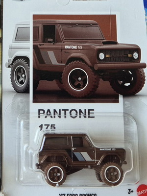 '67 Ford Bronco Hot Wheels Silver Series Pantone new
