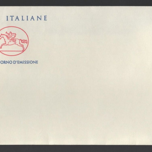 Italy Poste Italiane postal envelope new