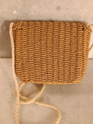 Mini straw bag