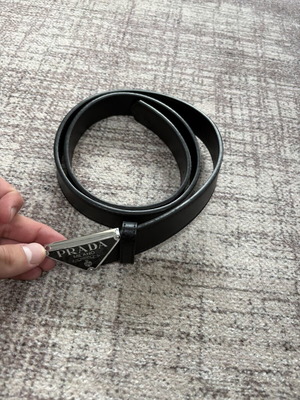 Prada Belt like new, black, size 110