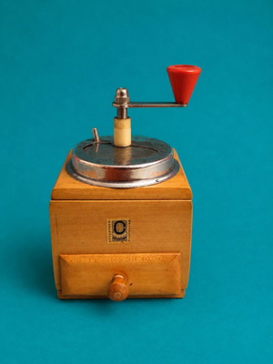 Domgos coffee grinder used, 1960s–1970s mid-century modern