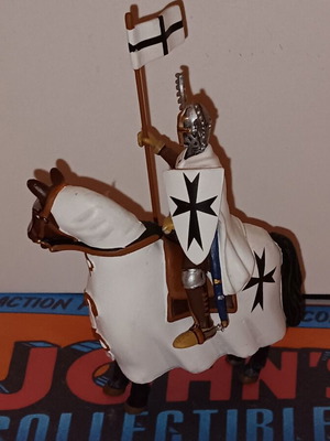 Metal mounted knights crusaders Frontline Altaya Tutonic Knight XII #41 like new