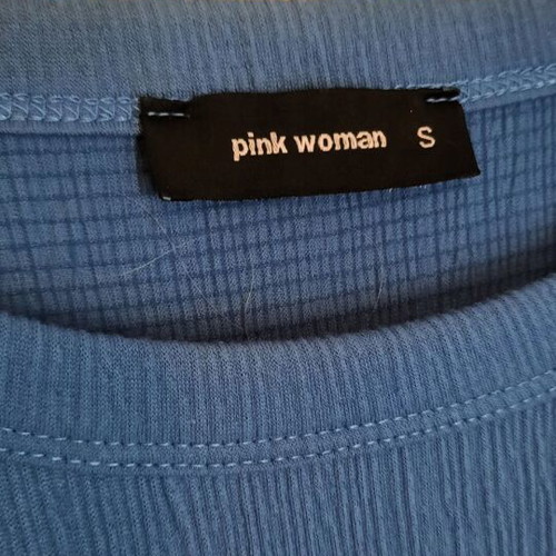 Pink Woman summer blue ruan dress, like new, size S