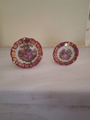 Σετ συλλεκτικά πιατάκια Limoges France σαν καινούργια, 1970