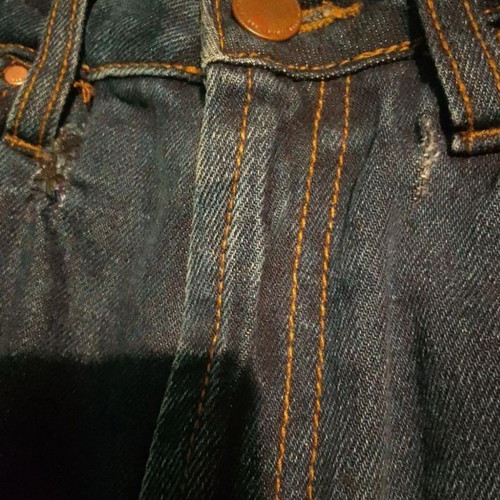 Blue jeans Pink Woman Mom's fit used, size 36