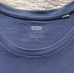 Levi's men's t-shirt used, size M, blue, slim fit