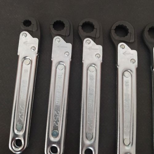 Unior 252 set of 11 folding polygon wrenches new