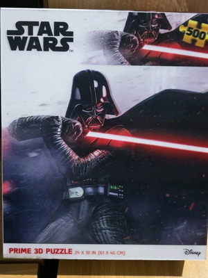 Star Wars Darth Vader Prime 3D Puzzle 24"x18" like new