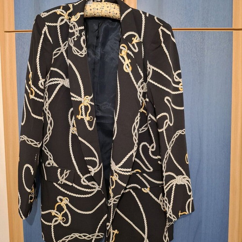 Zara blazer dark blue size large like new