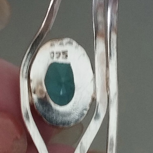 Handmade adjustable bracelet with turquoise stones, like new