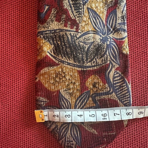 Altea Milano men's silk tie vintage like new, multicolored