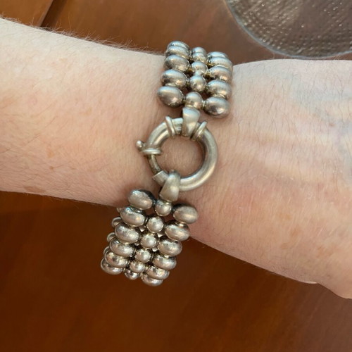 Ilias Lalaounis Vintage Silver 925 Bracelet like new, 75g