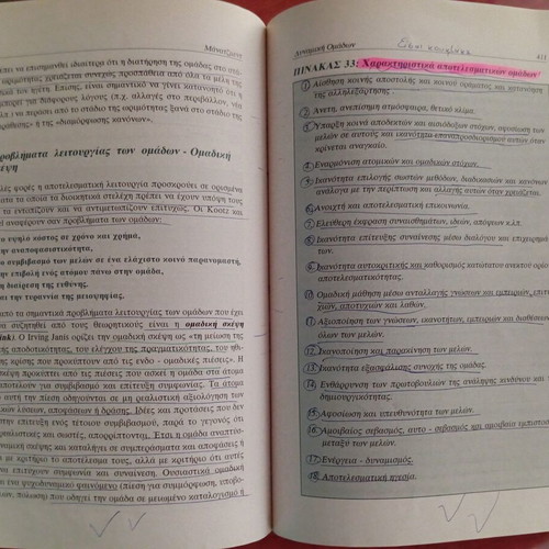 Management theoretical background used, modern practices