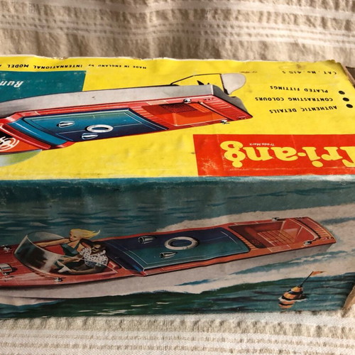 Tri-ang Scalex Electric Speed Boat 415S vintage used toy