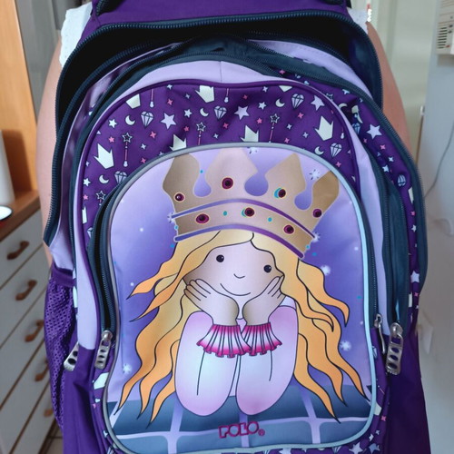 Polo school backpack like new, wheeled with 4 compartments