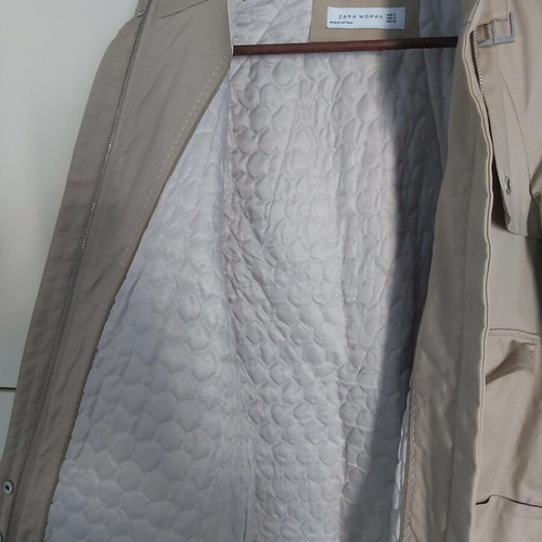 Zara women's jacket like new, size S, beige