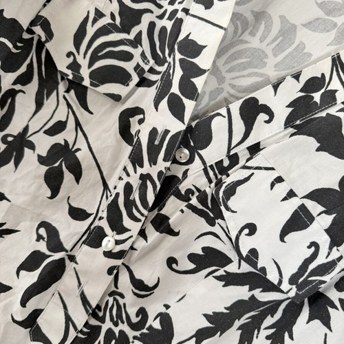 Naracamicie shirt bodysuit like new, black and white, size M
