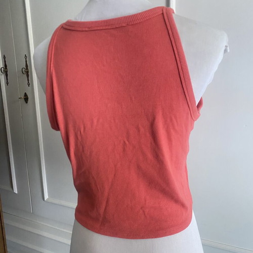 Tally Weijl women's sleeveless crop top coral, like new, size XL