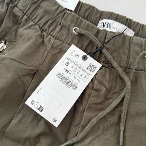 Zara women's khaki jogger pants Small new with tags