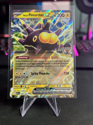 Hop’s Pincurchin ex Pokémon card like new ASC 068/217