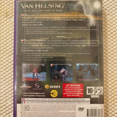 Van Helsing PlayStation 2 used
