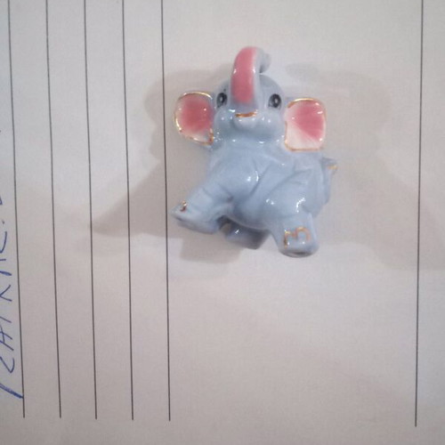 Elephant figure used without cracks or breaks