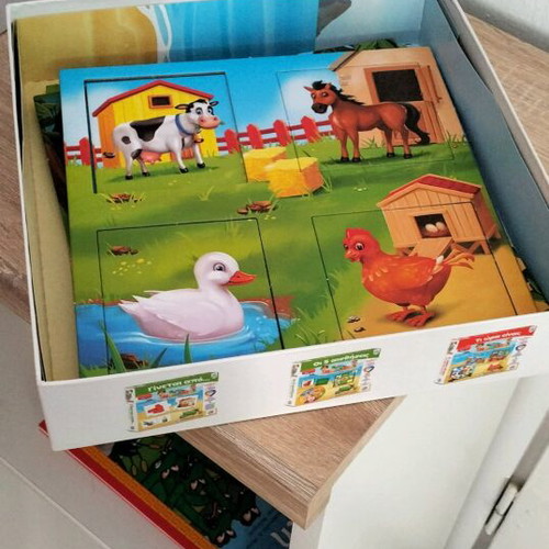 Educational Puzzle Where Animals Live like new