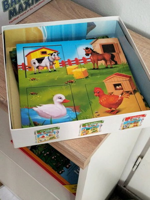 Educational Puzzle Where Animals Live like new