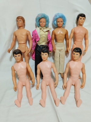 John John (Bibi Bo) El Greco dolls used, pack of 7 from the '80s