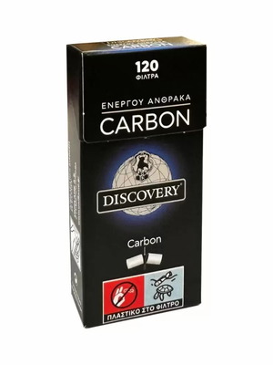 Discovery activated carbon filters 5.7mm new, 120 pcs