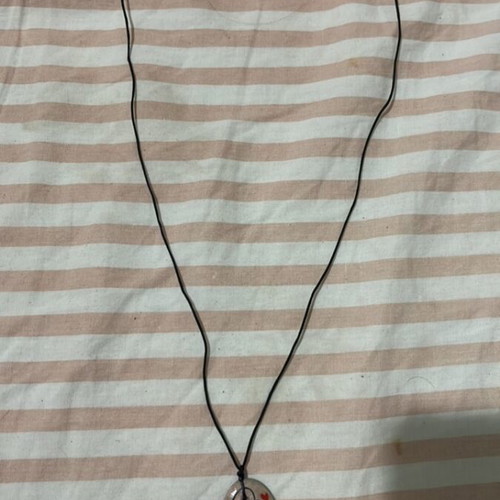 Necklace with cat design new, black