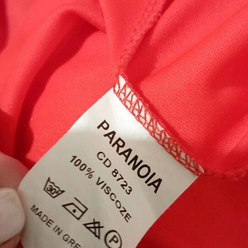 Paranoia long dress size M like new, orange, ancient Greek style