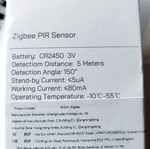 Smart PIR MS04-Zigbee motion sensor new