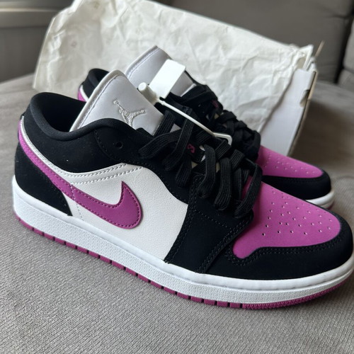 Nike Air Jordan 1 Low Black Cactus Flower brand new women's sneakers size 39