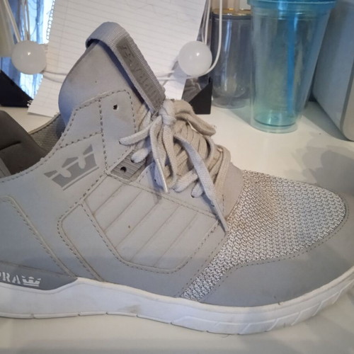 Supra athletic boot size 42 gray like new