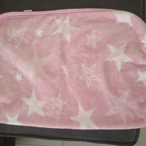 Nef Nef baby cuddle blanket, pink with stars