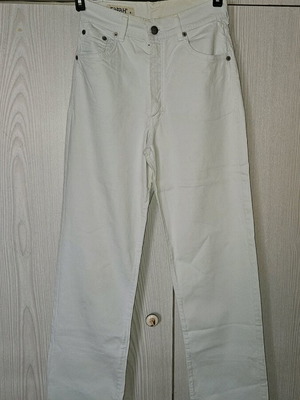 Sarah jeans white used, high-waisted, size XS