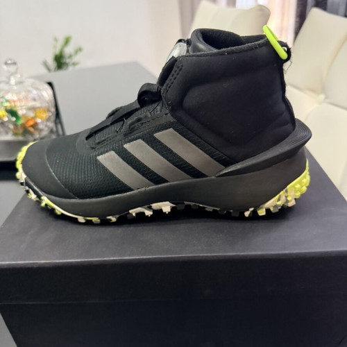 Adidas kids' black sports shoes size 36
