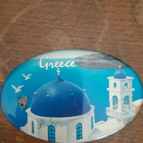 Greece magnet used, souvenir