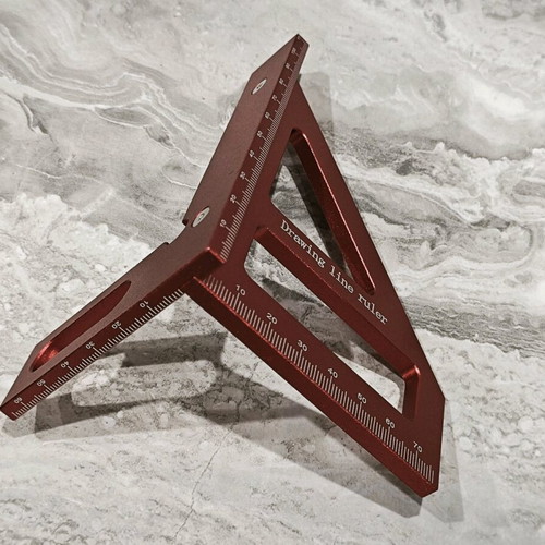 Aluminum Double Marking Square 90 & 45 Degrees new