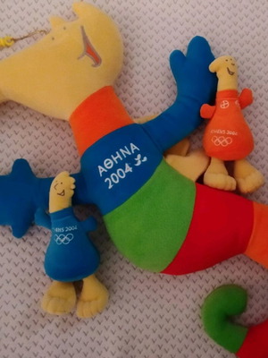 Athens Olympic Games 2004 collectible set, 3 pcs, like new