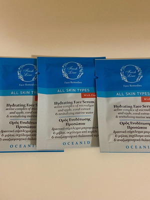 Fresh Line Oceanid Hydrating Face Serum 3 New Packs