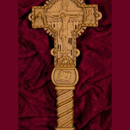 Blessing Cross made of wax, mastic and incense