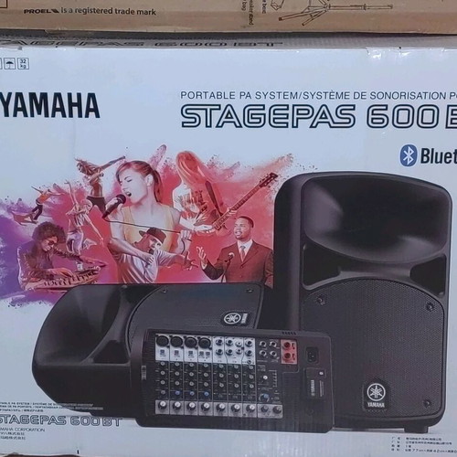 Yamaha Stagepas 600 BT Bluetooth speakers new