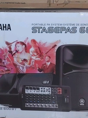 Yamaha Stagepas 600 BT Bluetooth speakers new