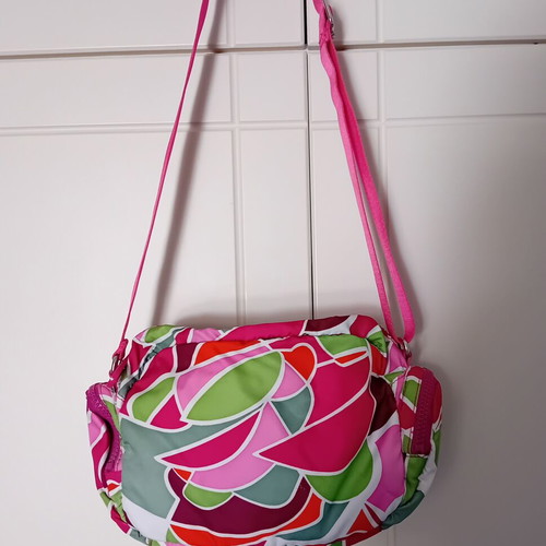 Kipling Vintage Crossbody Bag like new, multicolor psychedelic print