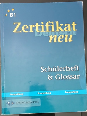 Zertifikat B1 glossary German language learning book