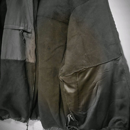 The North Face Black and Gray Hybrid Performance Jacket used, small