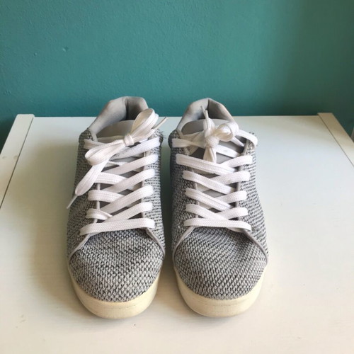 Primark sneakers used with knitted texture, size 38, white and grey